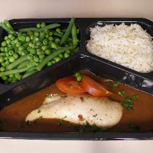 Kipfilet, Puree En Boontjes