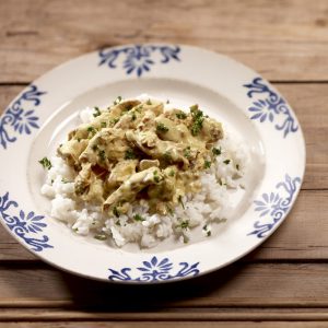 Maaltijd Kalfsragout Met Rijst