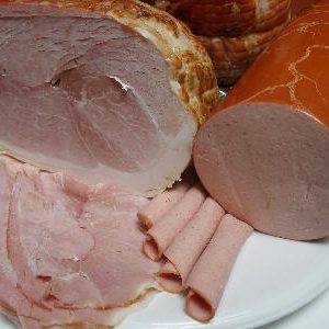 Boterhamworst met achterham (reclame)